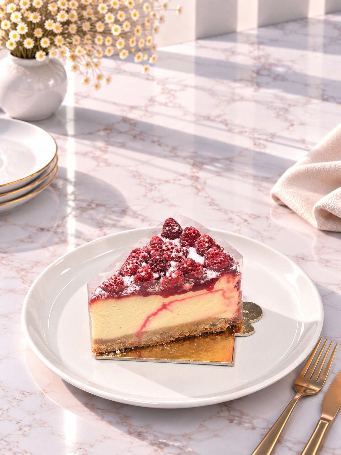 Frambuazlı Cheesecake