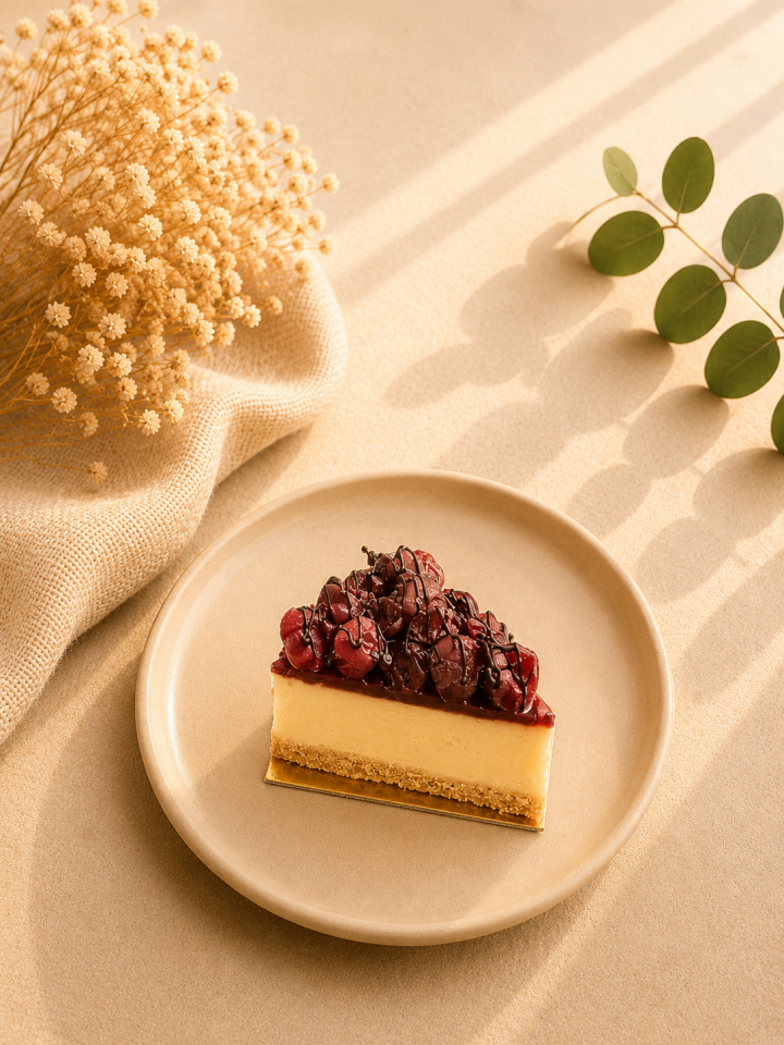 Vişneli cheesecake