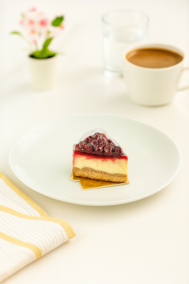 Vişneli cheesecake