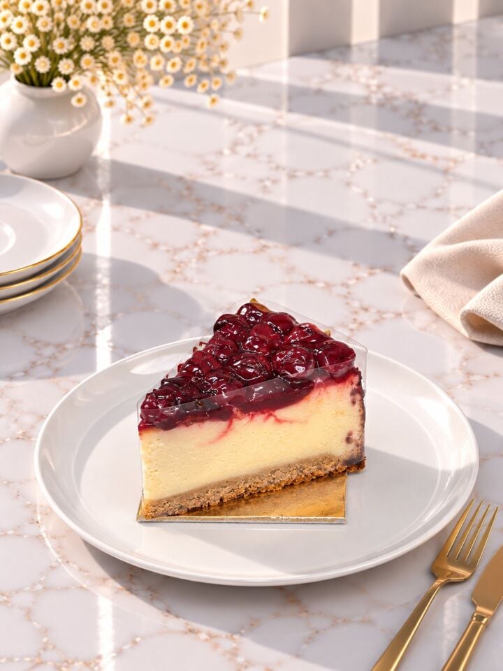 Vişneli cheesecake