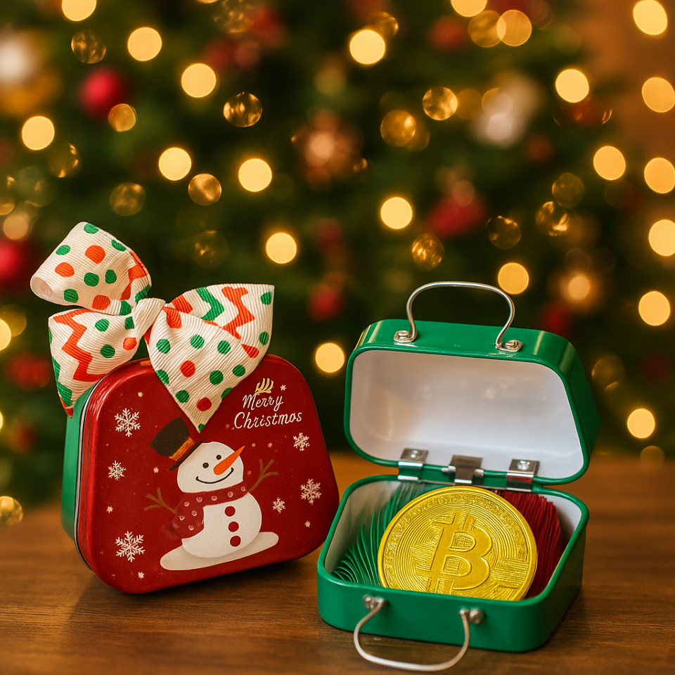 Yılbaşı Çanta Metal Kutulu