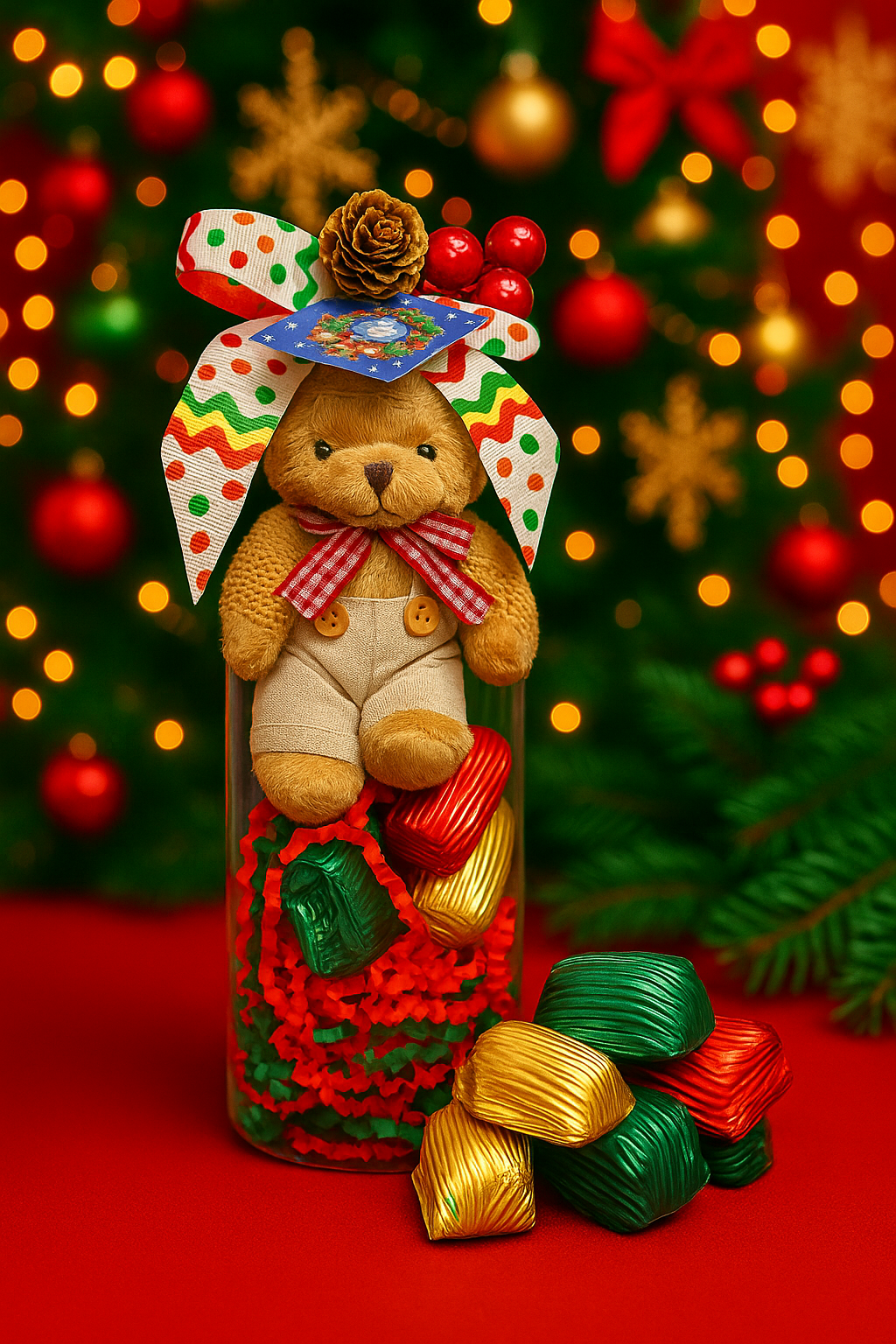 Mutlu Ayıcık Silindir Kutu