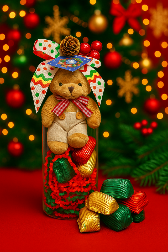 Mutlu Ayıcık Silindir Kutu