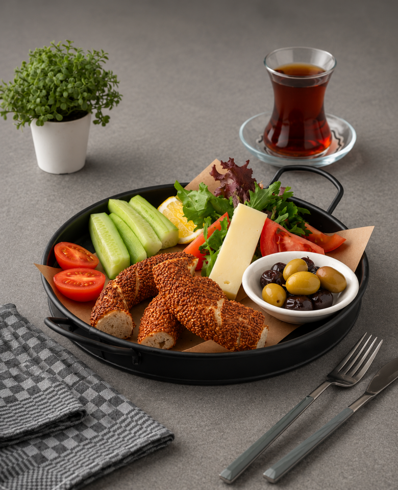 Sokak Simitli Kahvaltı